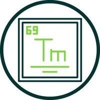 Thulium Vector Icon Design