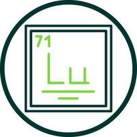 Lutetium Vector Icon Design