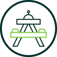 Picnic table Vector Icon Design