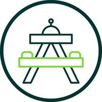 Picnic table Vector Icon Design