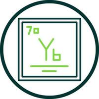 Ytterbium Vector Icon Design