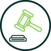 Gavel Vector Icon Design