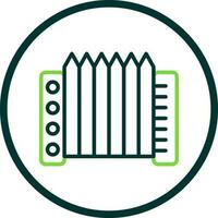 Accordion Vector Icon Design