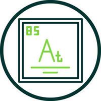 Astatine Vector Icon Design