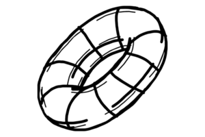 Summer Item - swimming rings, swimrings, inner tubes, innertubes, rubber rings, floaty, floaties png