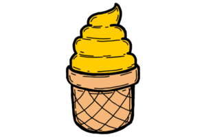 verão item - cone gelo creme png