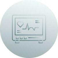 icono de vector de cardiograma