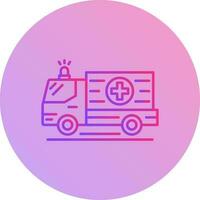 icono de vector de ambulancia