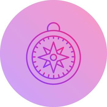 icono de vector de brújula