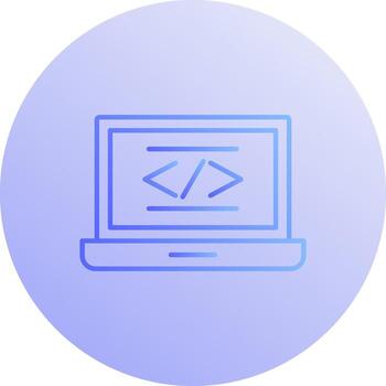 icono de vector de codificación