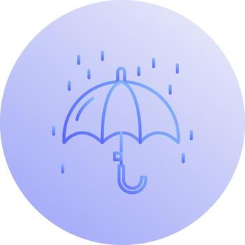 icono de vector de lluvia