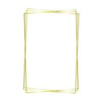 golden picture frame vector