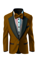 Tuxedo Jacket in Color AI Generated with Custom Edits png