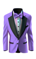 Tuxedo Jacket in Color AI Generated with Custom Edits png