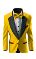 Tuxedo Jacket in Color AI Generated with Custom Edits png