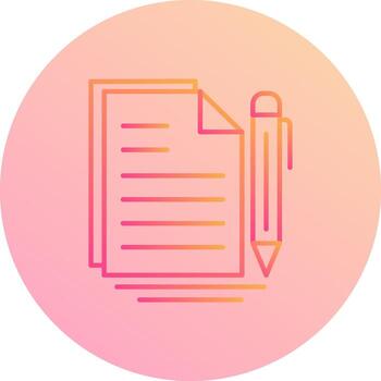 icono de vector de documento