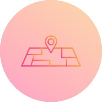 icono de vector de mapa