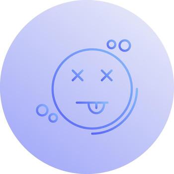 icono de vector muerto