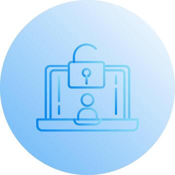 icono de vector de acceso