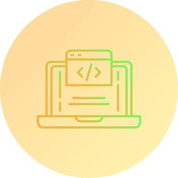 icono de vector de codificación