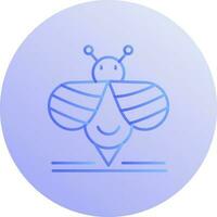 icono de vector de abeja