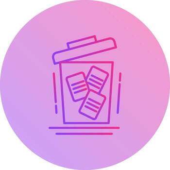 eliminar icono de vector