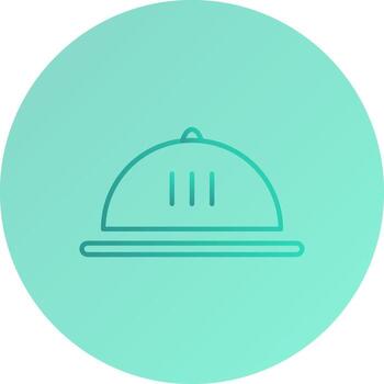 icono de vector de plato