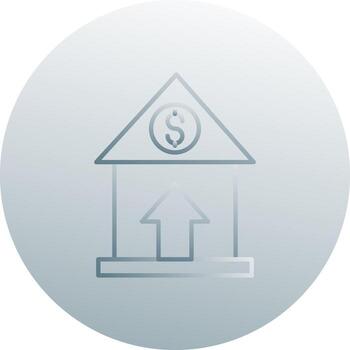 icono de vector de valor de propiedad
