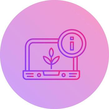 icono de vector de información