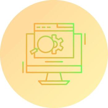 icono de vector de motor de búsqueda