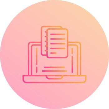 icono de vector de documento