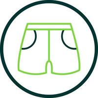 Swim shorts Vector Icon Design