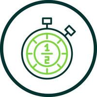 Half time Vector Icon Design