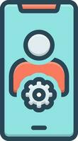 color icon for app vector