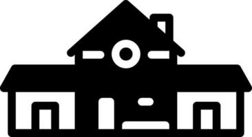 solid icon for prefabricated vector