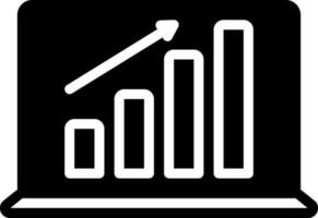 sólido icono para diagrama vector