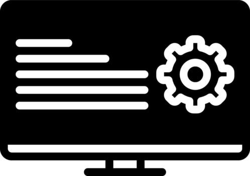 solid icon for programmatic vector