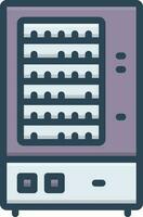 color icon for vending machine vector