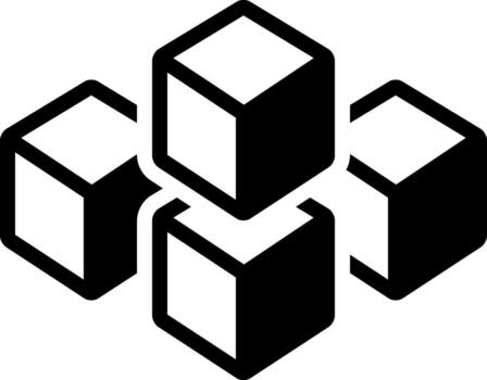 solid icon for square vector