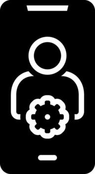 solid icon for app vector