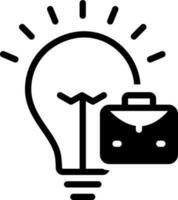 solid icon for trading idea vector