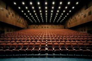 stock photo of empty auditorium room photography Generated AI