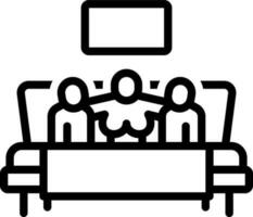 line icon for swingers vector