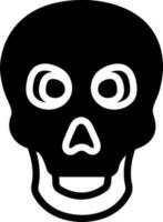 solid icon for skeleton vector