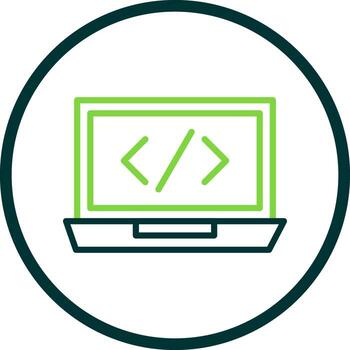 Coding Vector Icon Design