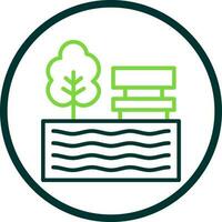 Lake Vector Icon Design