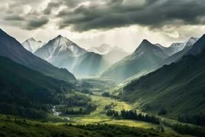 Mountains Landscape Stock Photos photography Generated AI
