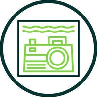 Underwater camera Vector Icon Design