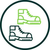 diseño de icono de vector de botas