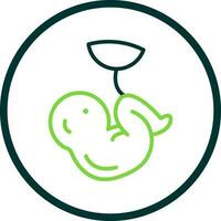 Fetus Vector Icon Design